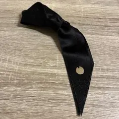 アネモネ　バナナクリップ　ラメリボン　ブラック