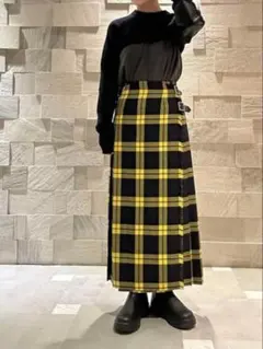 O’NEIL OF DUBLIN キルトスカート ウーステッドウール