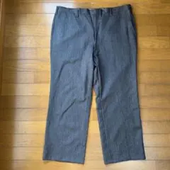 スラックス 古着 L グレー ウール
