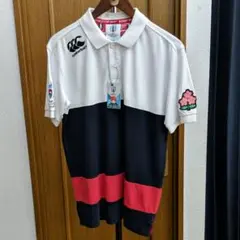 【新品】カンタベリー　ラグビーワールドカップ2019公式ポロシャツ　Mサイズ