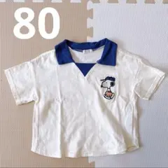 スヌーピー PEANUTS 野球　Tシャツ　半袖　運動会　ポロシャツ　韓国子供服のサムネイル