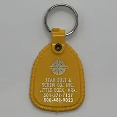 70s~　ヴィンテージ　STAR BOLT　企業　アドバタイジングキーホルダーのサムネイル