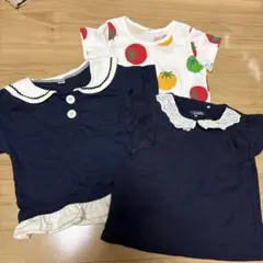 【女の子】ベビー服 Tシャツ 3点セット