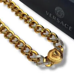 VERSACE ヴェルサーチ✦ゴールド メデューサ✦極太 喜平チェーンベルト VERSACE ヴェルサーチ✦ゴールド メデューサ✦極太 喜平チェーンベルト