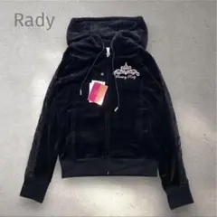 新品✨タグ付き　Rady レディー　ベロア　パーカー　レース　ストーン　y2k