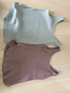 GU タンクトップ 2枚セット Sサイズ
