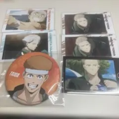 ウィンドブレイカー　梅宮一　柊登真　つげうらたいが　チェキ風　缶バッチ 一番くじ