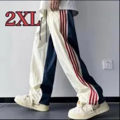 ジョガーパンツ ストライプ トリコロール 2XL メンズA5