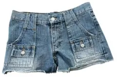 デニム パンツ ショートパンツ ジーンズ ボトムス ハーフパンツ レディース