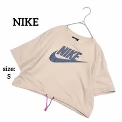 ナイキ 半袖 Tシャツ カットソー ロゴ ショート丈 ドローストリング 春夏