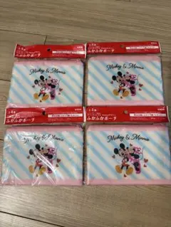 ミッキー&ミニー ふかふかポーチ 4個セット