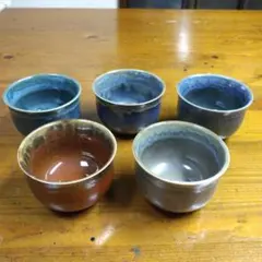 湯飲み5個セット・陶器