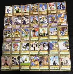ワンピース　カードダス　デービーバックファイトの罠　ノーマル36種　コンプセット 良品】ワンピースカードダス デービーバックファイトの罠 ノーマル36種