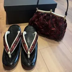 JRA認定 亀革 ハンドバッグ 草履セット - メルカリ