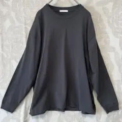 WYM LIDNM ロングTシャツ M チャコールグレー サイドスリットのサムネイル