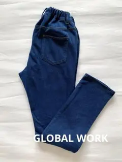 GLOBAL WORK グローバルワーク　キッズ　スゴラクあったかデニム　裏起毛