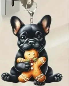 新作　フレンチブルドッグ キーホルダー