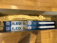 アイリスオーヤマ LED直管ランプ 20形 グロースタータ式 昼光色 2本セットのサムネイル