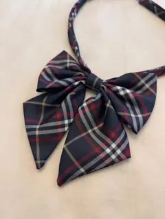 制服 チェック柄リボンネクタイ