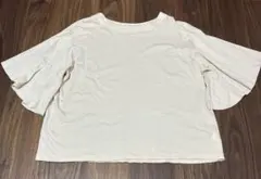 スタジオクリップ フレアスリーブ Tシャツ アイボリーのサムネイル