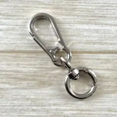 カラビナ　キーリング　シルバー　キーホルダー　アメカジ
