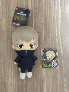呪術廻戦 狗巻棘 ぬいぐるみ・ラバーキーホルダーセット