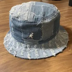KANGOL パッチワークデニムバケットハット