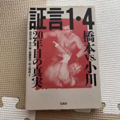 証言1・4―橋本vs.小川 20年目の真実
