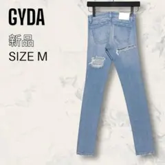【新品】 GYDA BOTH RIPPED スキニー デニム パンツ ダメージ