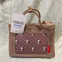 【新品未使用品】しまむら　スヌーピーボアマルチショルダーバッグ