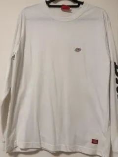 Dickies Lサイズ ホワイト 長袖カットソー