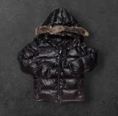 q*q様 00s archive ダウンジャケット y2k テック系 黒 ファー