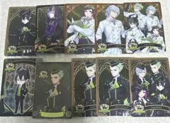 ツイステ　ウエハース　マレウス　シルバー　リリア　セベク　カード