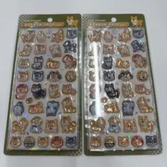 【正規品】ボンボンドロップシール 和柄 柴犬 2つセット