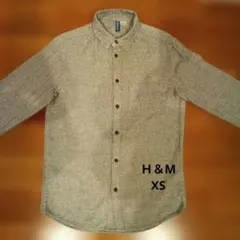 H&M グレー シャツ　XS/S