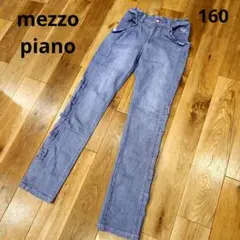 メゾピアノ★平成レトロ★リボン★デニムパンツ★Ｌ(160)★y2k