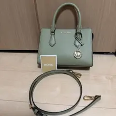 MICHAEL KORS グリーン ミニハンドバッグ