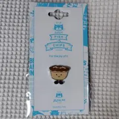JELLYCAT 　Fish & Chipsフィッシュパイピンバッジロンドン限定