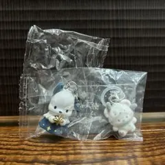 サンリオ ガチャ めじるしアクセサリー ふわふわスノー 星色天使 ポチャッコ