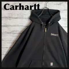 Carhartt◇黒 フルジップ パーカー D307 - メルカリ