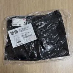 新品タグ付き UNIQLO ユニクロ タックワイドパンツ 丈長め XL ブラック