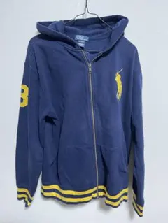 Polo Ralph Lauren ビッグポニー ジップ ネイビー×イエロー