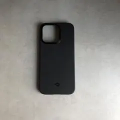 iPhone14 Pro ケース MagSafe対応 黒/グレーツイル柄