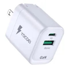 33W PD充電器 2ポート(USB-A×1 USB-C×1/Ga