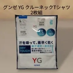 『2枚組』GUNZE YG クルーネックTシャツ Lサイズ ホワイト インナー