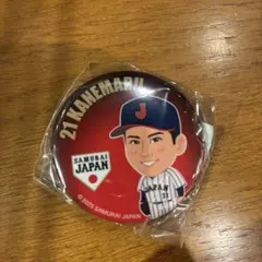 匿名配送！侍ジャパンガチャ 金丸夢斗 21 缶バッジ