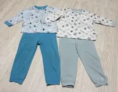 UNIQLO ムーミン / 動物 長袖パジャマ2点