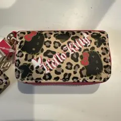 Hello Kitty ヒョウ柄 スマートキーケース