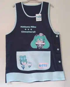 新品☆初音ミク×シナモロール　エプロン