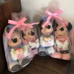 ミッキー＆ミニー ウェディング ウェルカムドール　２セット